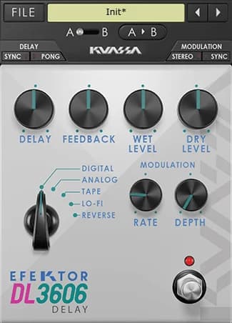 Kuassa Efektor DL3606 Delay image 2