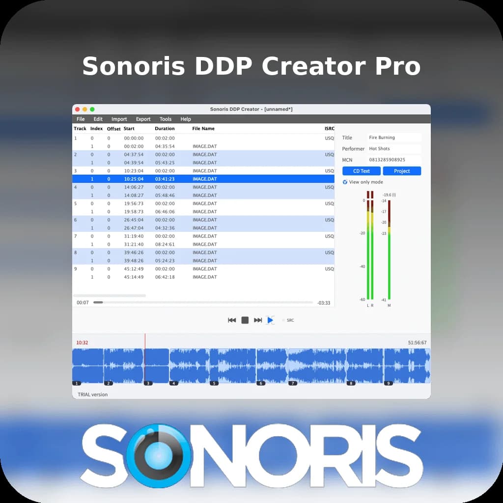 Sonoris DDP Creator Pro