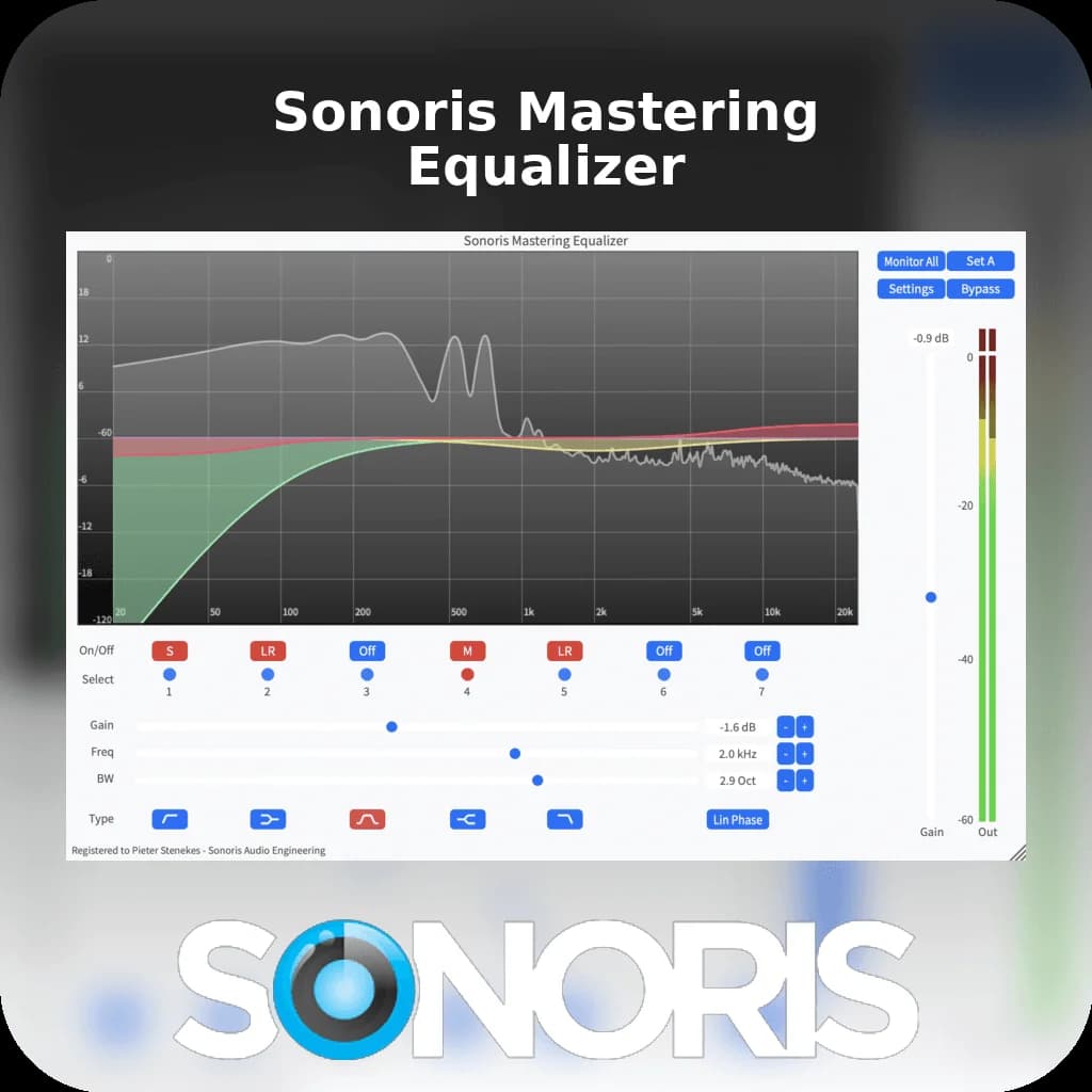 Sonoris Mastering Equalizer